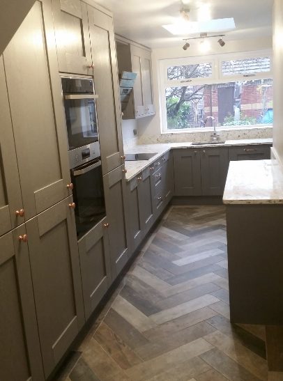 Fitted kitchen project by Fitted Kitchens Cheshire in Cheshire
